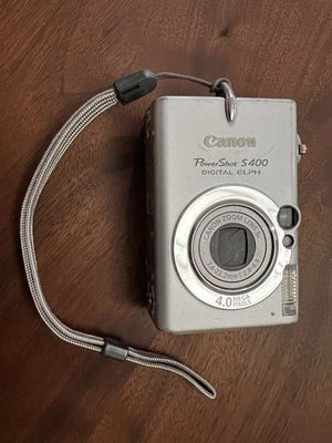 Canon Powershot S400 Digital ELPH 4.0MP Digital Camera - Untested No Battery - Image 1 of 4