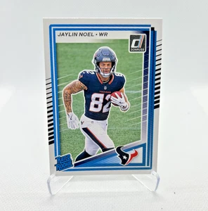 Jaylin Noel RC - 2025 Donruss Rated Rookies #324 - Houston Texans - Picture 1 of 2