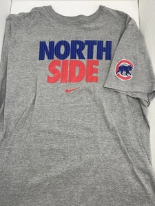 Maglia Nike Chicago Cubs lato nord grigia manica corta uomo 3XL vestibilità regolare logo - Foto 1 di 6