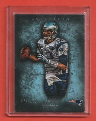 2012 TOPPS INCEPTION TOM BRADY #40 BLUE PARALLEL /252 N.E. PATRIOTS EX/ EX+ - Image 1 of 4