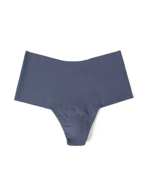 ¡NUEVO! $25 TANGA HANKY PANKY TRANSPIRABLE SUAVE CINTURA ALTA GRANITO TALLA M Foto 1 de 2