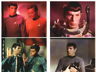 Four Leonard Nimoy & William Shatner 8x10 color photos from 1960s STAR TREK