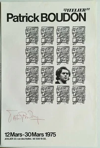 AFFICHE ART - Patrick BOUDON - 1975 - Atelier 22 - - Bild 1 von 1