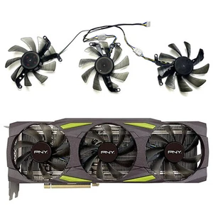 Grafikkarte Lüfter für PNY/Bienway RTX3070ti 3080 3080ti 3090 Triple Cooling Fan - Photo 1/15