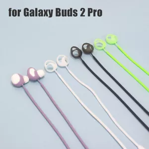 Anti-Lost Earbuds Strap For Galaxy Buds 2 Pro Earphones Rope Silicone String - Picture 1 of 16