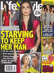 Life And Style Magazine Demi Moore Mariah Carey Nick Cannon Kim Kardashian 2011 - Foto 1 di 12