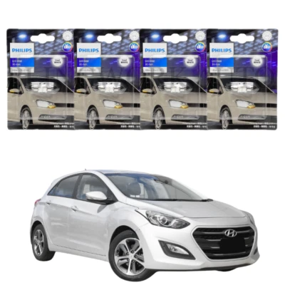 PHILIPS LED White Interior Light Bulb Package for 2012-2016 Hyundai i30 GD - Image 1 of 4
