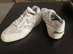 Mizuno Sport Style Court Select OG Leather Low Lace Up Unisex White M8.5 W10 - Picture 1 of 11