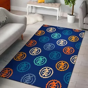 Gye Nyame Adinkra Afrika Vorleger für Wohnkultur beste Wohndeko Geschenk - Bild 1 von 2