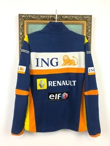 Vintage Renault Fleece Zip Jacke Racing Big Logo F1 Team Rare Herren Hype Gr. S - Bild 1 von 18