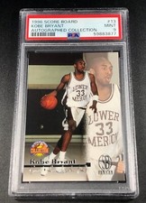 KOBE BRYANT 1996 SCORE BOARD #13 AUTOGRAPH COLLECTION ROOKIE RC PSA 9 MINT