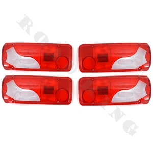 4x Stücke Lichtscheibe Linse Heckleuchte Rücklichtglas WEISS MAN TGX TGM TGL TGA - Bild 1 von 3