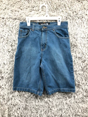 Pantalones cortos Ecko Unltd para niños talla 12 de talle medio Bermuda lavado medio Foto 1 de 4