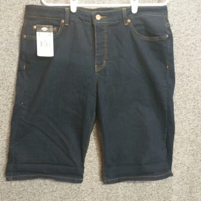 Bermudas de mezclilla Dickies para mujer en forma perfecta talla 16 rectas Foto 1 de 4