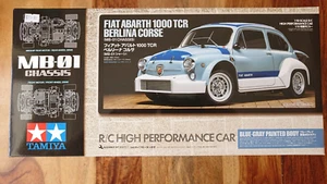 Tamiya 47492-60A Fiat Abarth 1000 TCR Berlina Corse R/C Car Kit 1:10 Scale NEW - Picture 1 of 11