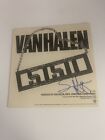 Sammy Hagar Autographed Vinyl Cover Van Halen 5150 Single 1986 Warner V005