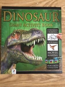 Dinosaur Giant Activity Book Drawing Origami Movie Making Fun Facts & CD-Rom