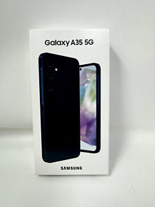 New Factory Sealed Samsung Galaxy A35 5G USA Model SM-A356U1 128GB Awesome Navy