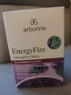 Arbonne EnergyFizz Sabor a Mora - 30 Porciones - Fizz Sticks ENVÍO RÁPIDO Foto 1 de 2