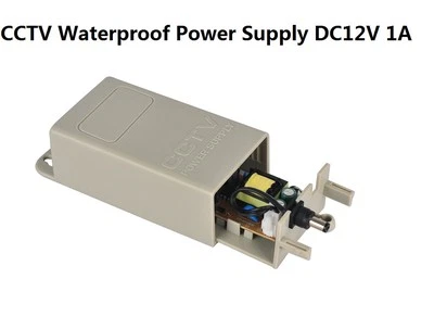 Fuente de alimentación impermeable CCTV DC12V 1A 12W interfaz 5,5*2,1 mm Foto 1 de 2