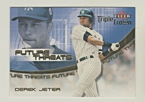 2001 Fleer Triple Crown FUTURE THREATS #FT-1 DEREK JETER New York Yankees