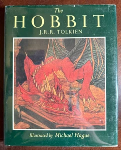The Hobbit by J.R.R. Tolkien illustrated by Michael Hague 1984 HCDJ 1st Printing - Picture 1 of 3