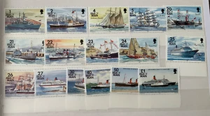 Isle of Man / IoM - 1993 - 16 x Ships Definitives - MNH - SG# 539-550 & 551 555 - Picture 1 of 1