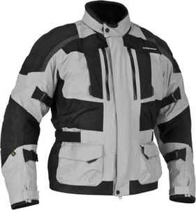 Firstgear Men's Kathmandu Motorcycle Jacket (Grey/Black, Medium) (Save 35%) - Picture 1 of 7