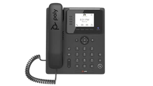 Téléphone multimédia professionnel Poly CCX 350 pour Microsoft Teams et compatible PoE - Photo 1/3
