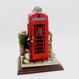 Comic And Curious Cats Cat Calls Limited 0845 / 1500 Statue Ornament 2005 Rare - Picture 1 of 8