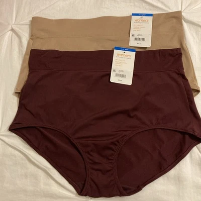 Nuevo con etiquetas Lote de 2 calzoncillos Warner’s talla 8/XL sin pellizcos sin problemas cintura alta Foto 1 de 4