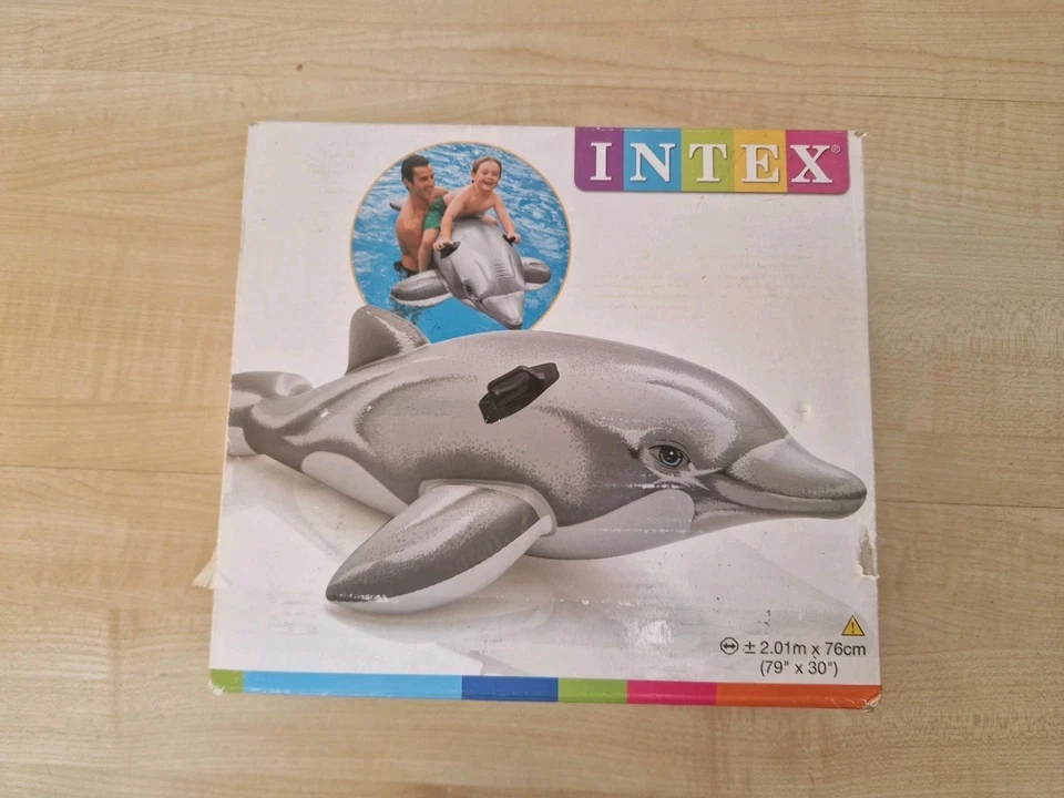 Aufblasbares Schwimmtier Intex 2m Delfin selten  - Bild 1 von 1