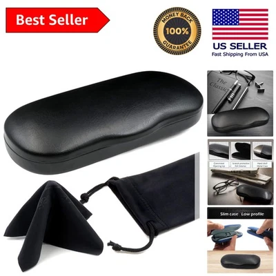 Elegante Estuche para Gafas Clamshell para Monturas Pequeñas-Medianas - ¡Viaja con Estilo! Foto 1 de 4