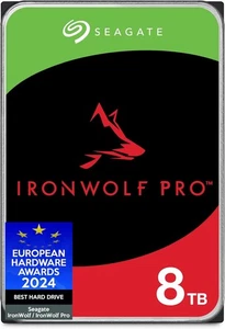 Seagate IronWolf Pro 8TB NAS HDD 7200RPM 256MB CMR SATA 6Gb/s 3.5" ST8000NTZ01 - Picture 1 of 6