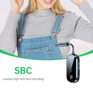 Drahtloser Audioadapter für Flugzeuggebrauch mit Dual-Kopfhöreranschluss - Photo 1/8