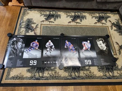 1998 Wayne Gretzky Costacos Door Poster The Great One RARE HUGE 24x72 Oilers NHL - Image 1 of 4