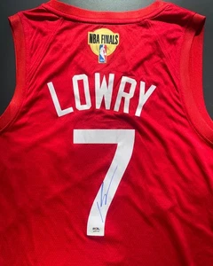 Kyle Lowry Signed Autographed Toronto Raptors Jersey Finals Champs Psa/Dna Coa - Picture 1 of 4