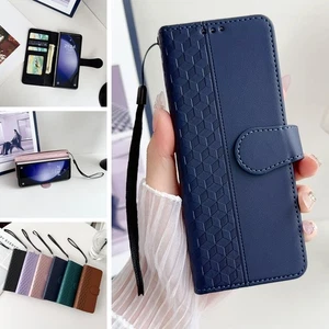 Funda billetera de cuero con ranuras para tarjetas para Samsung Galaxy Z plegable 7 con cierre magnético - Imagen 1 de 57