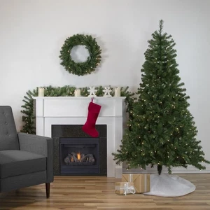 Juego de guirnaldas de árbol de Navidad Northlight de 4 piezas de abeto Wolcott artificial - Imagen 1 de 9