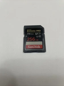 San Disk Extreme Pro SDXC 256Gb 170Mb/s Storage Card - Picture 1 of 2