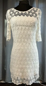 Abercrombie Fitch White Lace Bridal Shower Dress - 8 - Picture 1 of 7