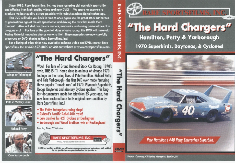 NASCAR Superbirds 1970, Cyclones, Petty, Pete Hamilton, Cale Yarborough ¡en DVD! Foto 1 de 1