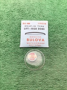 Original Bulova Accutron Teilenr. 1198E-6, 29,5 mm Uhr Kristall - Bild 1 von 3