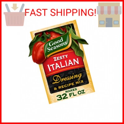 Good Seasons Zesty Italian Dressing & Recipe Seasoning Mix, 4 ct Packets - Image 1 of 2
