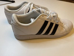 Adidas Mens Running Shoes Size 7.5, 3 Black Stripes, 7.5 Adidas - Picture 1 of 8