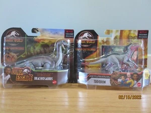 Mattel, JW Camp Cretaceous - Brachiosaurus & Troodon Pack - Picture 1 of 3