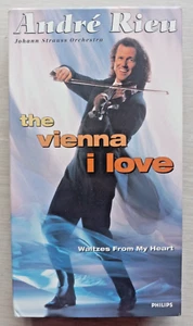 Andre Rieu The Vienna I Love VHS Johann Strauss Orchestra Waltzes - Picture 1 of 6