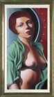 Hand-painted Oil painting Reproduction OF Tamara de Lempicka on Canvas 40"