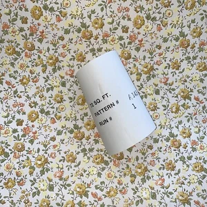 2 Rolls Vintage Paper Wallcoverings Floral Wallpaper 72 Sq Small Print Drawer - Picture 1 of 5