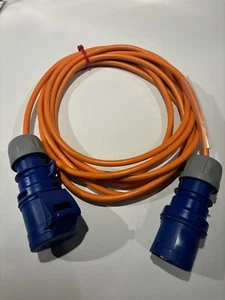 High quality UK made Hook Up Caravan Camping Cable 16 Amp Mains Extension - Picture 1 of 4